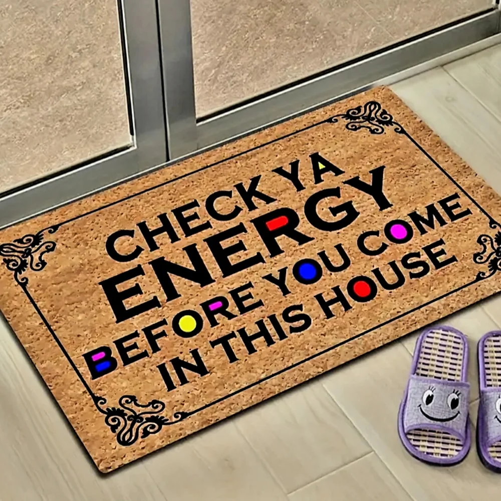 Graphic Statement Door Mat.